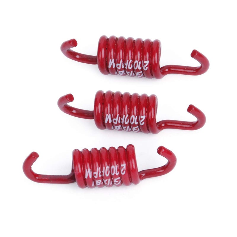 Glixal ATKS-03903 Chinese Scooter High Performance Racing Torque Spring clutch springs GY6 50cc-100cc 139QMB Engine Moped ATV (2000RPM,Red) - Image 3